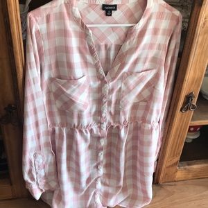 NWOT Torrid Baby Doll Summer Blouse